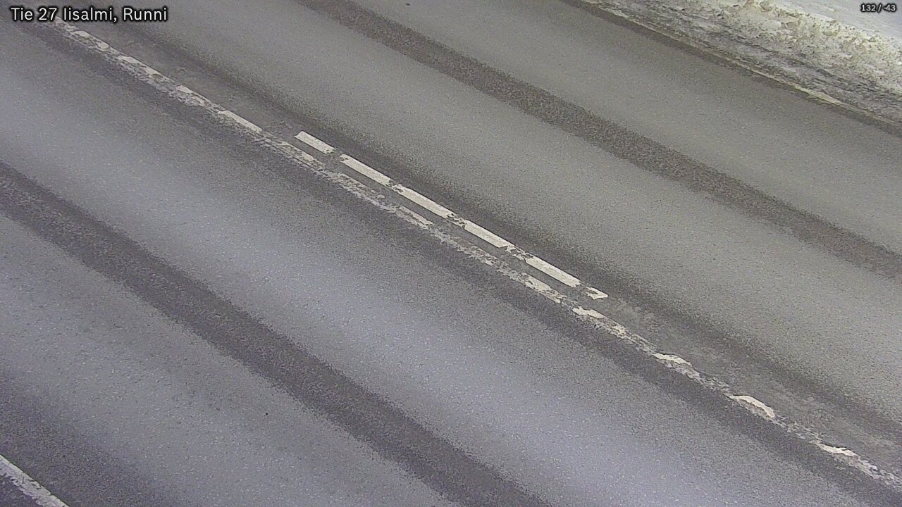 Weather Camera Image Road 27 Iisalmi, Runni, Iisalmi, Pohjois-Savo