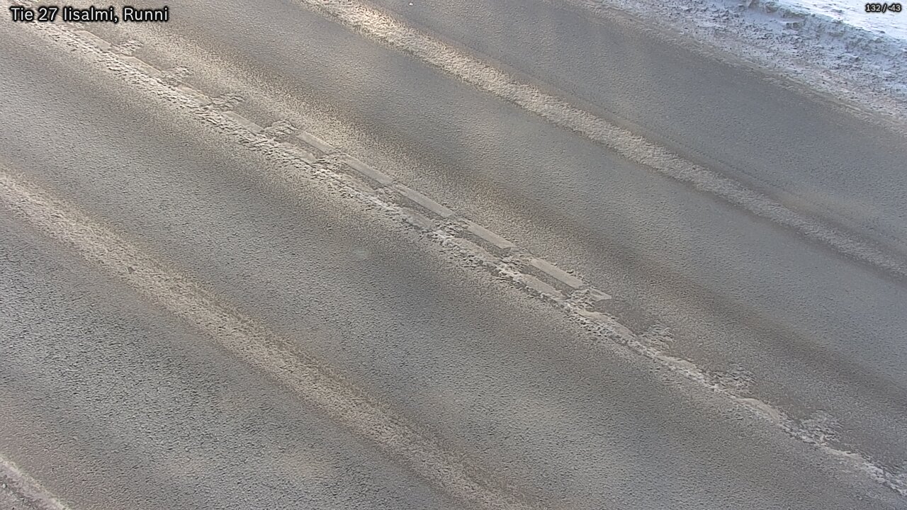 Weather Camera Image Road 27 Iisalmi, Runni, Iisalmi, Pohjois-Savo