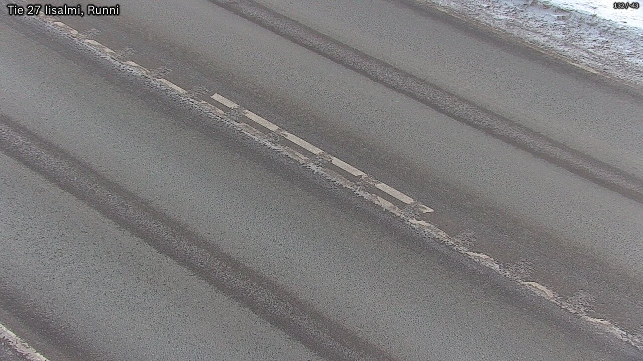 Weather Camera Image Road 27 Iisalmi, Runni, Iisalmi, Pohjois-Savo