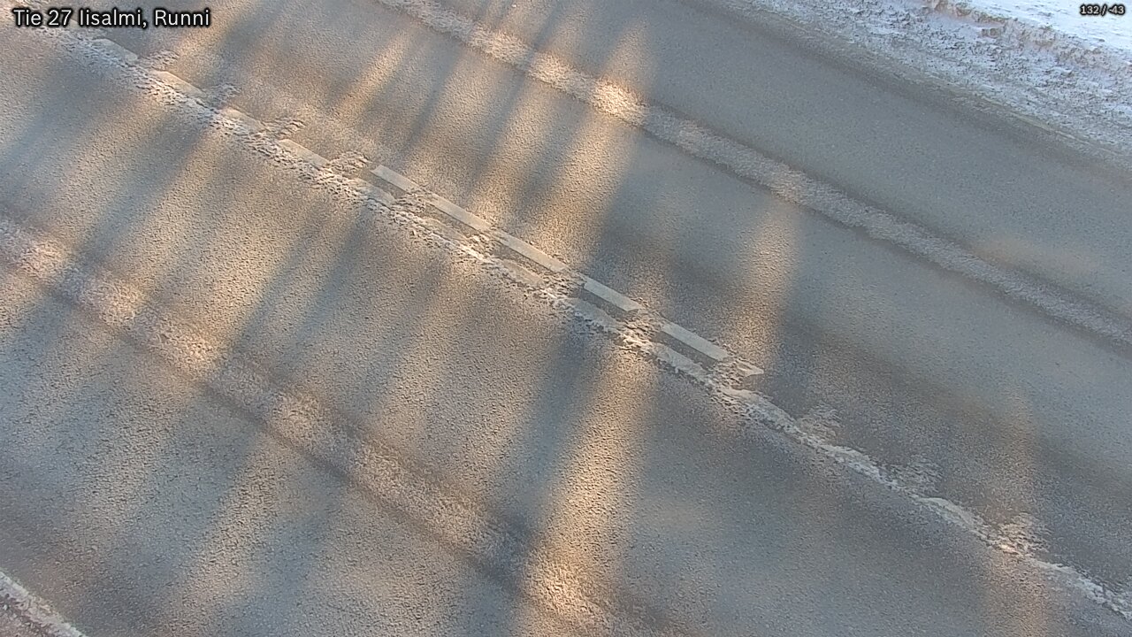 Weather Camera Image Road 27 Iisalmi, Runni, Iisalmi, Pohjois-Savo