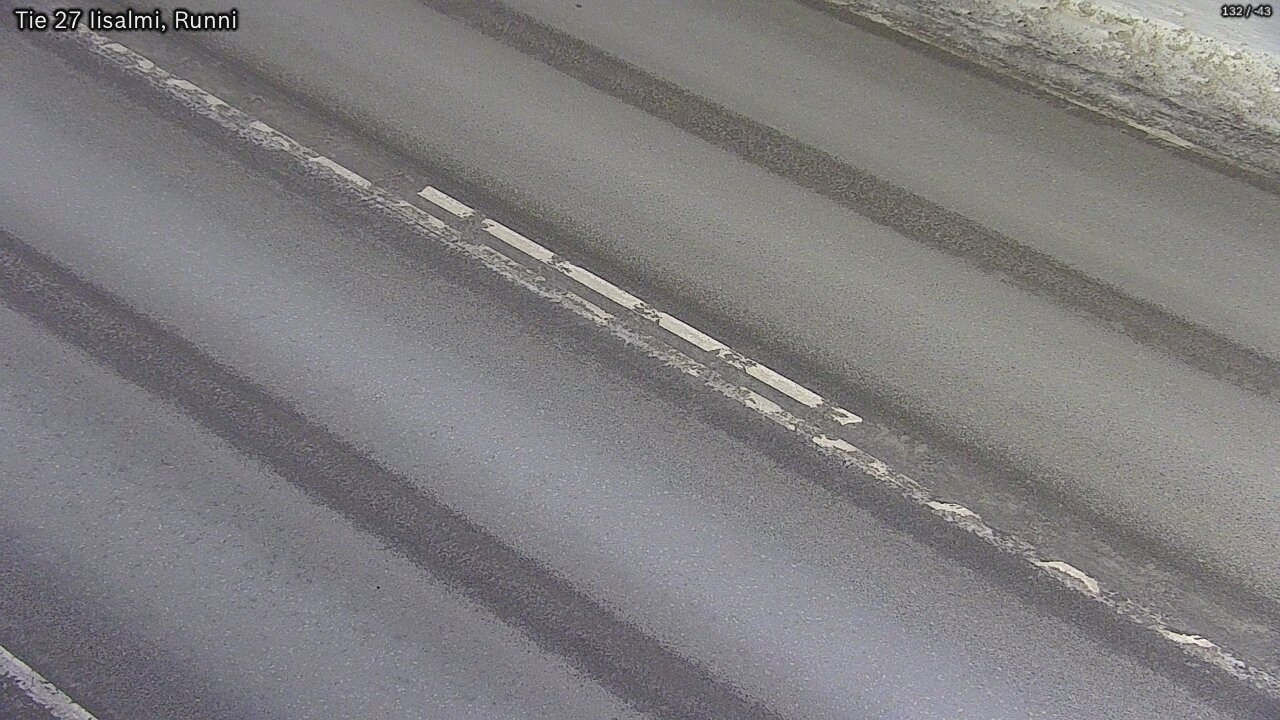 Weather Camera Image Road 27 Iisalmi, Runni, Iisalmi, Pohjois-Savo