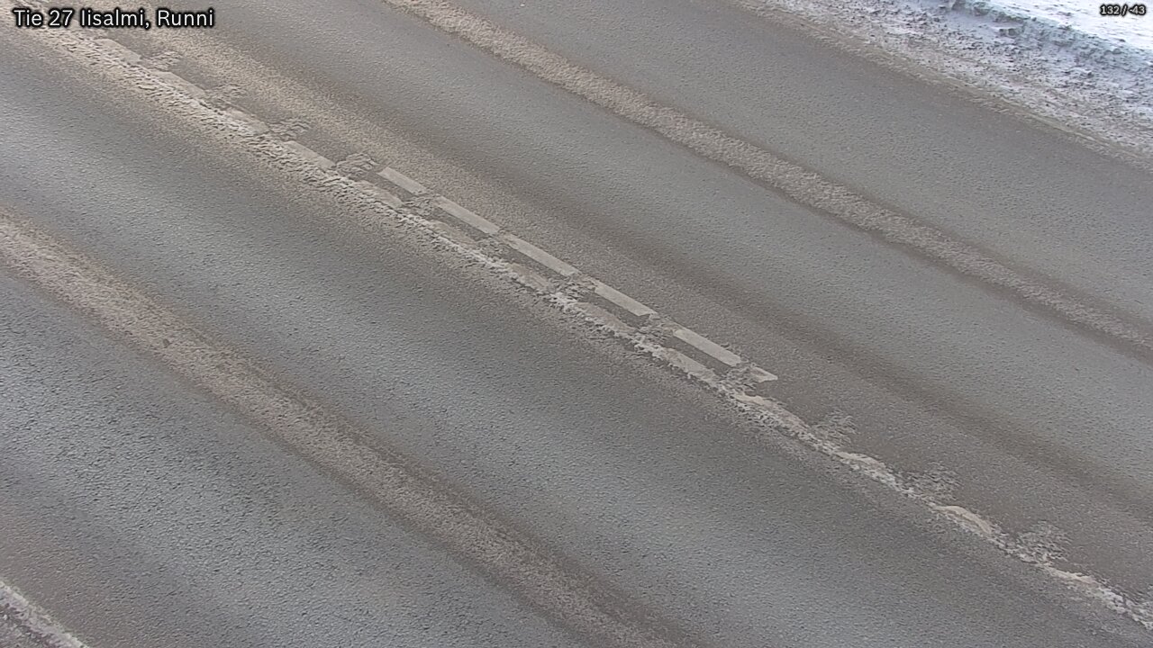 Weather Camera Image Road 27 Iisalmi, Runni, Iisalmi, Pohjois-Savo