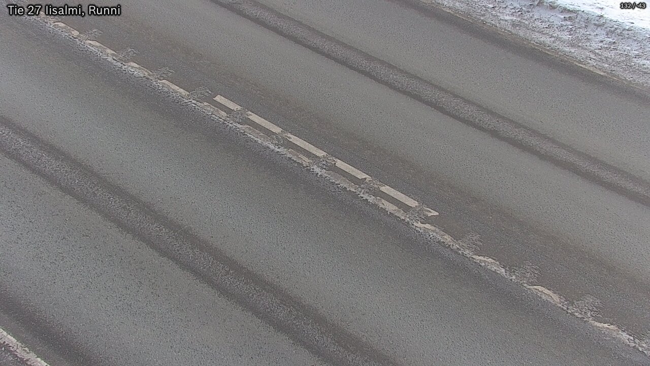 Weather Camera Image Road 27 Iisalmi, Runni, Iisalmi, Pohjois-Savo