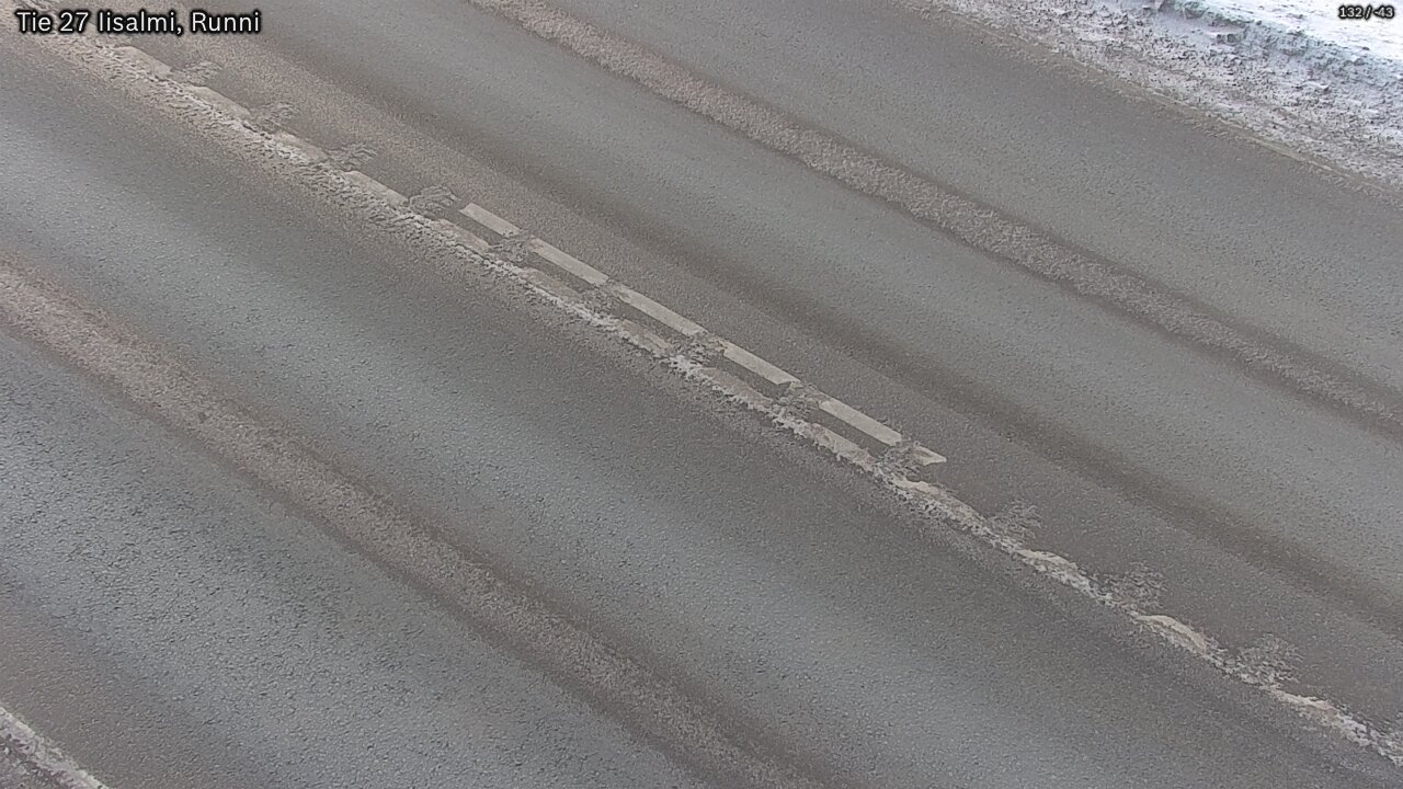 Weather Camera Image Road 27 Iisalmi, Runni, Iisalmi, Pohjois-Savo