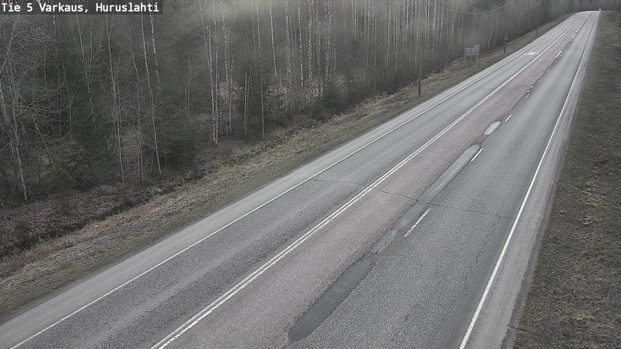 Weather Camera Image Väg 5 Varkaus, Huruslahti, Varkaus, Pohjois-Savo