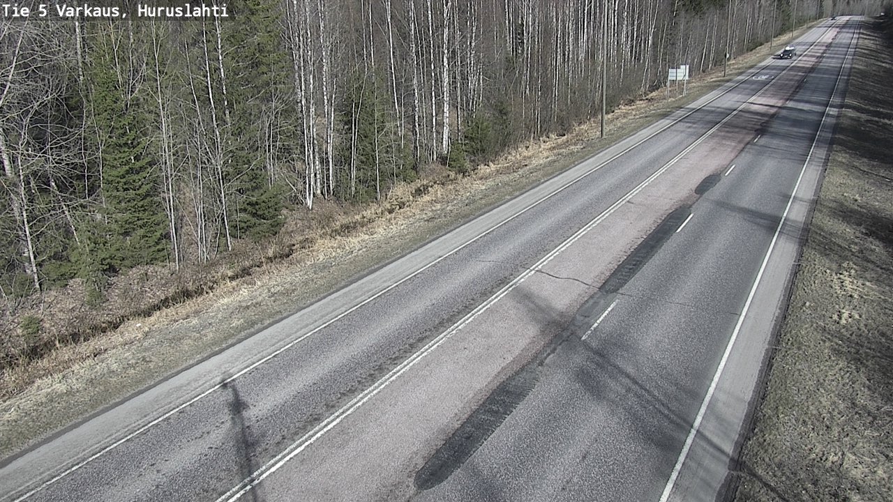 Weather Camera Image Väg 5 Varkaus, Huruslahti, Varkaus, Pohjois-Savo