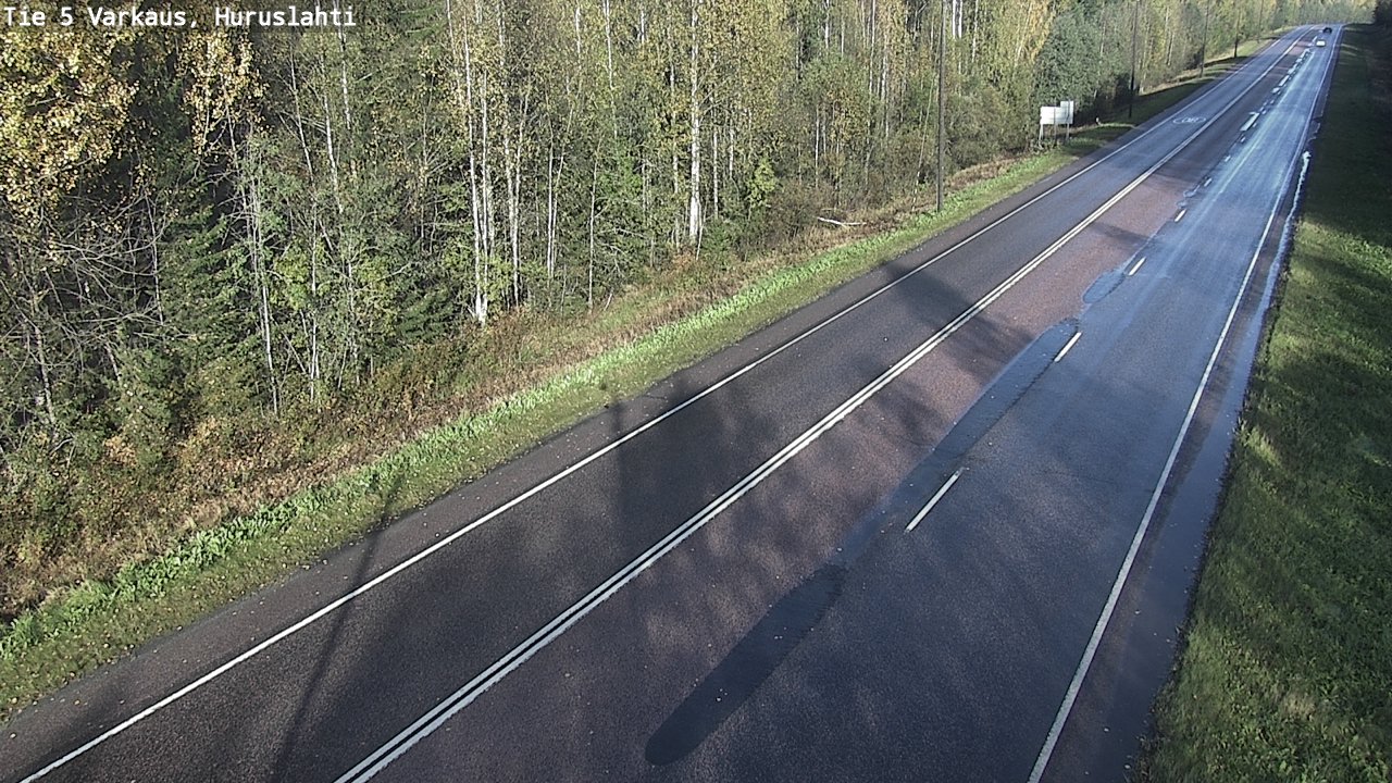 Weather Camera Image Road 5 Varkaus, Huruslahti, Varkaus, Pohjois-Savo