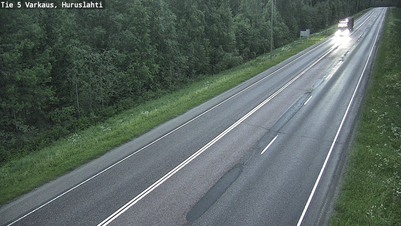 Weather Camera Image Road 5 Varkaus, Huruslahti, Varkaus, Pohjois-Savo