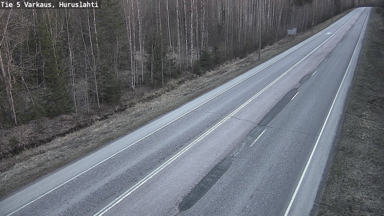 Weather Camera Image Road 5 Varkaus, Huruslahti, Varkaus, Pohjois-Savo