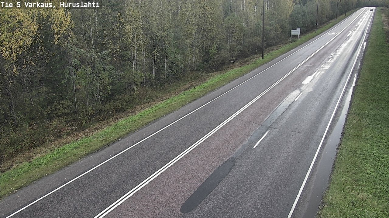 Weather Camera Image Road 5 Varkaus, Huruslahti, Varkaus, Pohjois-Savo