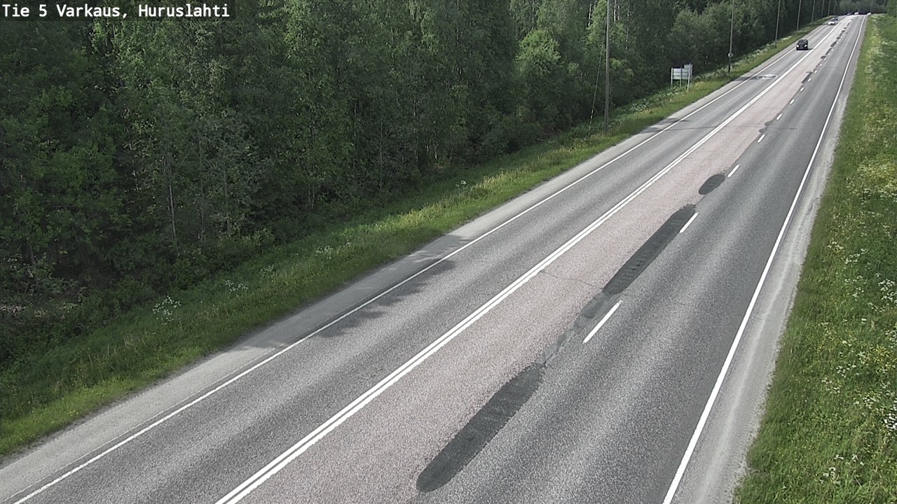 Weather Camera Image Road 5 Varkaus, Huruslahti, Varkaus, Pohjois-Savo