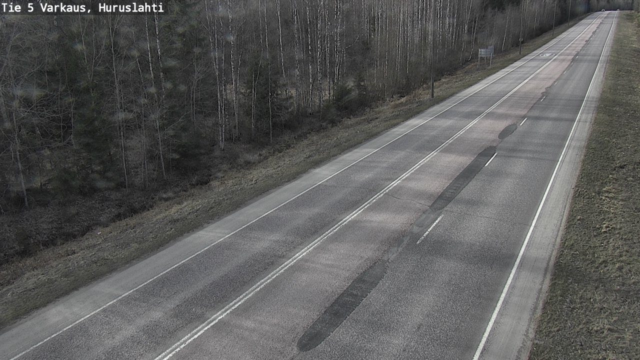 Weather Camera Image Väg 5 Varkaus, Huruslahti, Varkaus, Pohjois-Savo