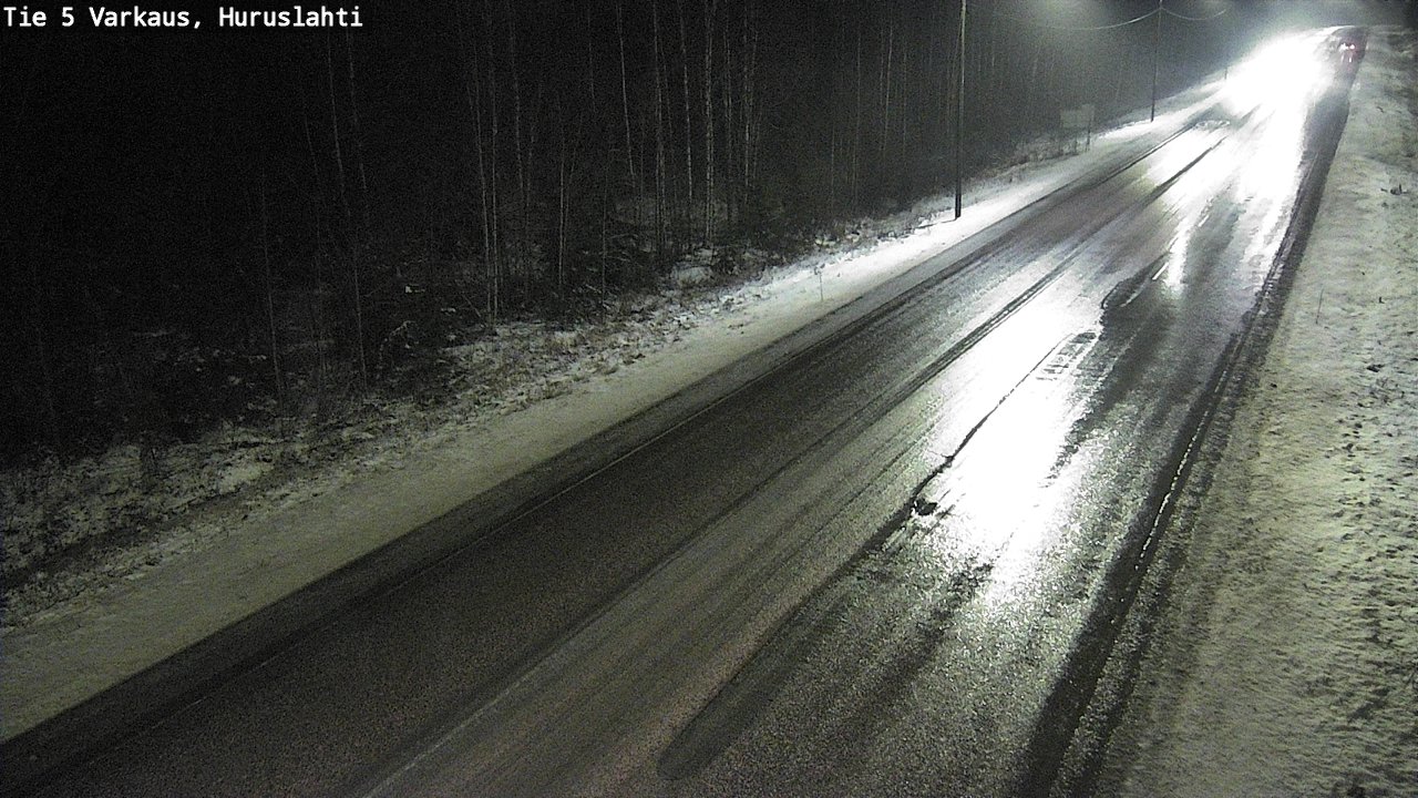 Weather Camera Image Väg 5 Varkaus, Huruslahti, Varkaus, Pohjois-Savo
