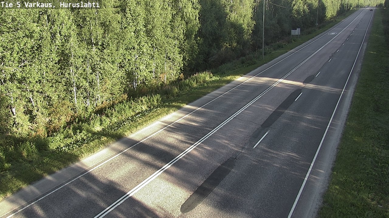 Weather Camera Image Väg 5 Varkaus, Huruslahti, Varkaus, Pohjois-Savo
