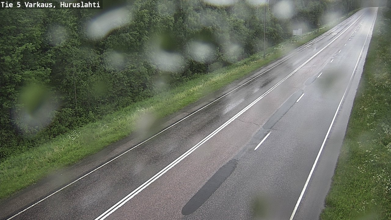 Weather Camera Image Road 5 Varkaus, Huruslahti, Varkaus, Pohjois-Savo