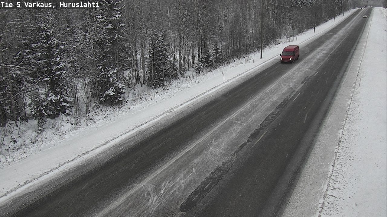 Weather Camera Image Road 5 Varkaus, Huruslahti, Varkaus, Pohjois-Savo
