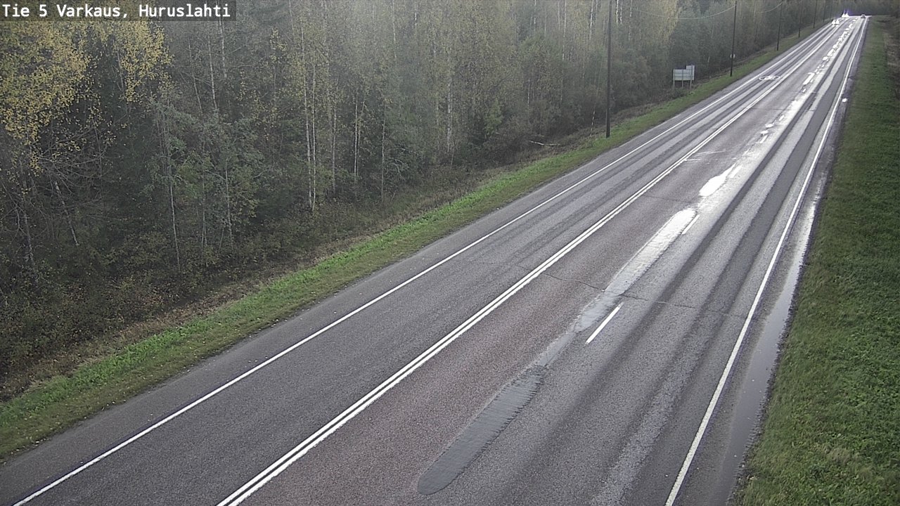 Weather Camera Image Road 5 Varkaus, Huruslahti, Varkaus, Pohjois-Savo