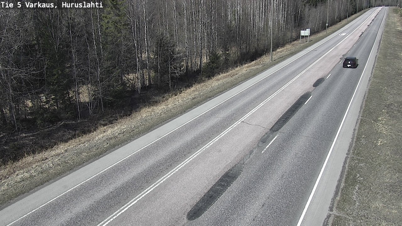 Weather Camera Image Väg 5 Varkaus, Huruslahti, Varkaus, Pohjois-Savo