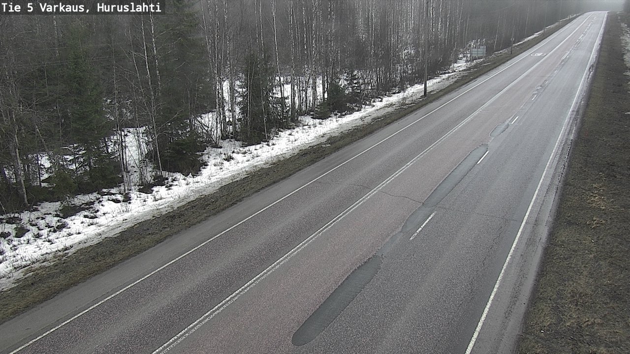 Weather Camera Image Väg 5 Varkaus, Huruslahti, Varkaus, Pohjois-Savo