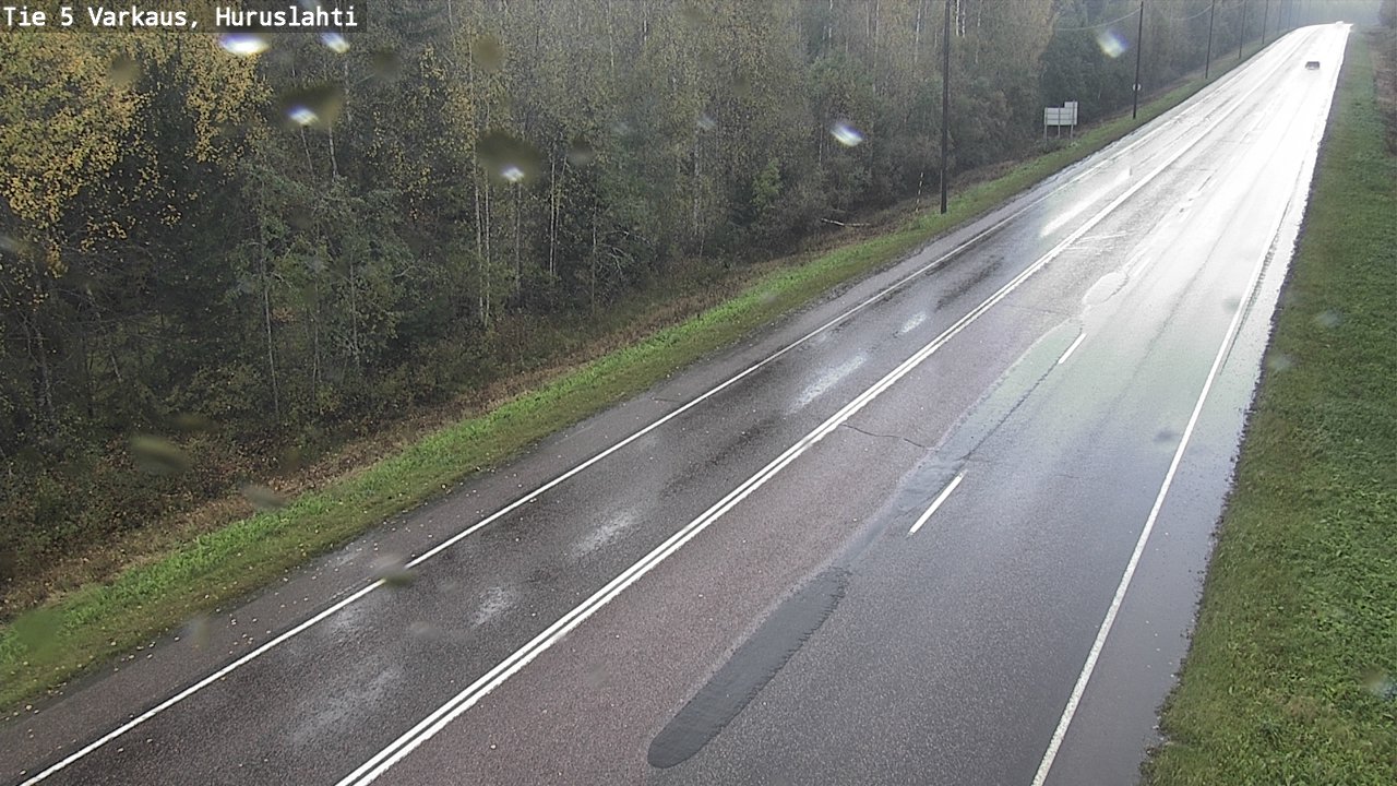 Weather Camera Image Road 5 Varkaus, Huruslahti, Varkaus, Pohjois-Savo