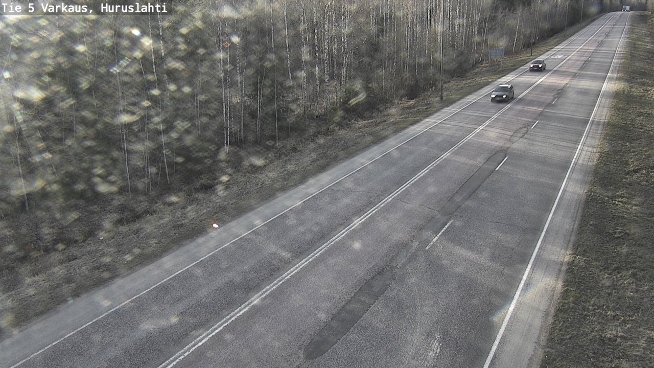 Weather Camera Image Väg 5 Varkaus, Huruslahti, Varkaus, Pohjois-Savo