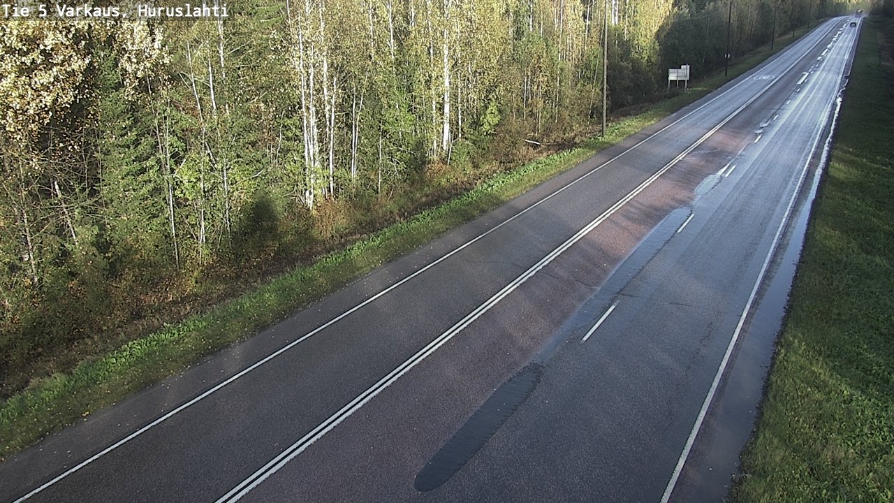 Weather Camera Image Road 5 Varkaus, Huruslahti, Varkaus, Pohjois-Savo