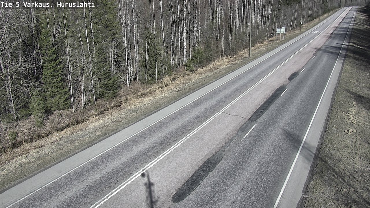 Weather Camera Image Väg 5 Varkaus, Huruslahti, Varkaus, Pohjois-Savo