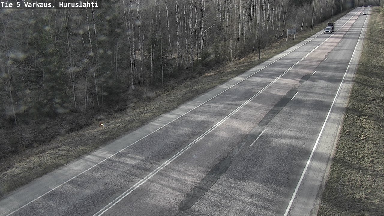 Weather Camera Image Väg 5 Varkaus, Huruslahti, Varkaus, Pohjois-Savo