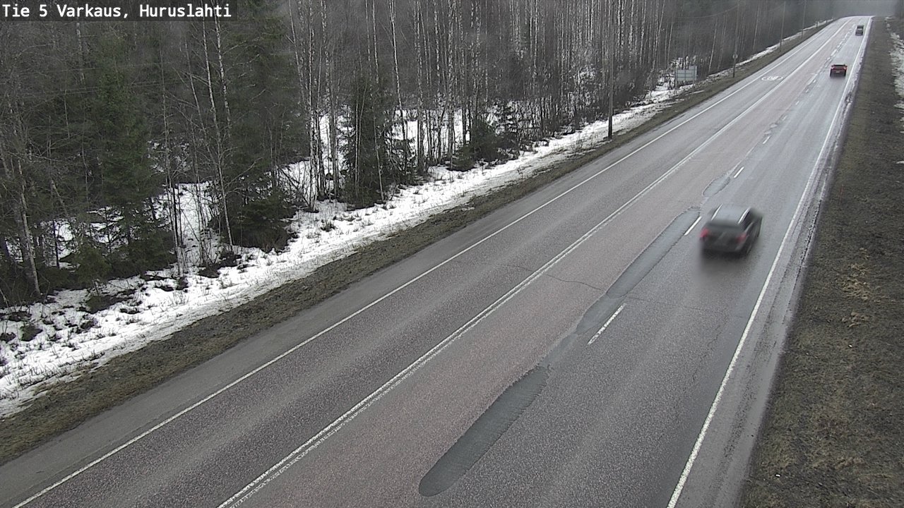Weather Camera Image Väg 5 Varkaus, Huruslahti, Varkaus, Pohjois-Savo