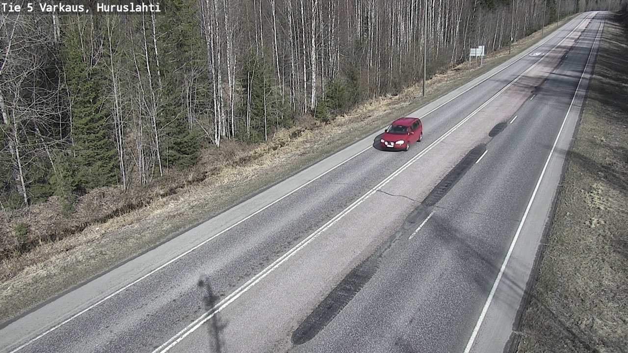Weather Camera Image Väg 5 Varkaus, Huruslahti, Varkaus, Pohjois-Savo