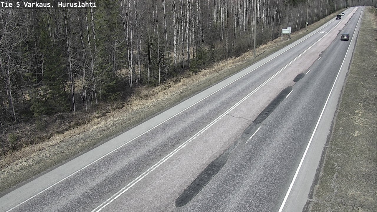 Weather Camera Image Väg 5 Varkaus, Huruslahti, Varkaus, Pohjois-Savo
