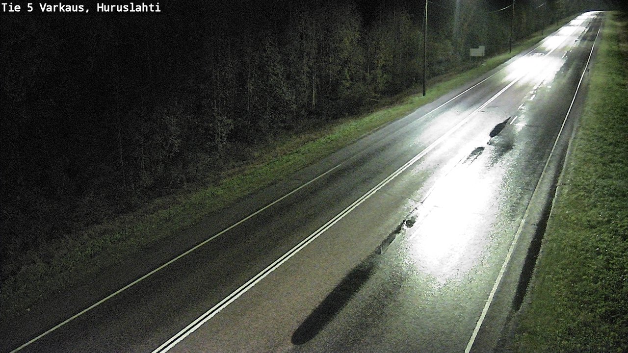 Weather Camera Image Road 5 Varkaus, Huruslahti, Varkaus, Pohjois-Savo