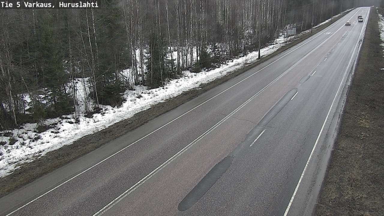 Weather Camera Image Väg 5 Varkaus, Huruslahti, Varkaus, Pohjois-Savo