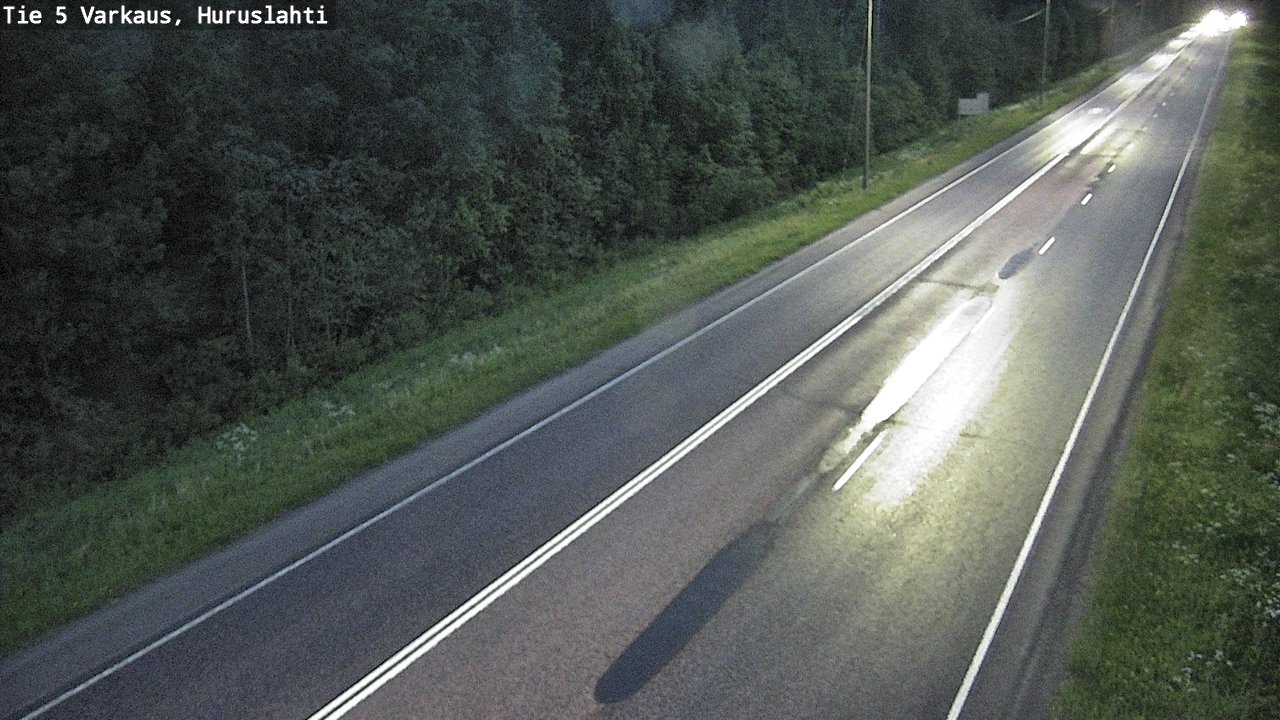 Weather Camera Image Road 5 Varkaus, Huruslahti, Varkaus, Pohjois-Savo