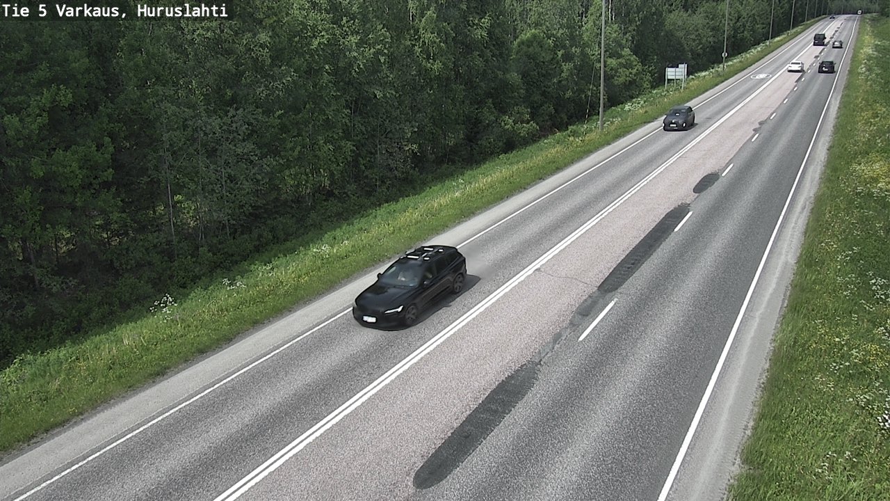 Weather Camera Image Road 5 Varkaus, Huruslahti, Varkaus, Pohjois-Savo