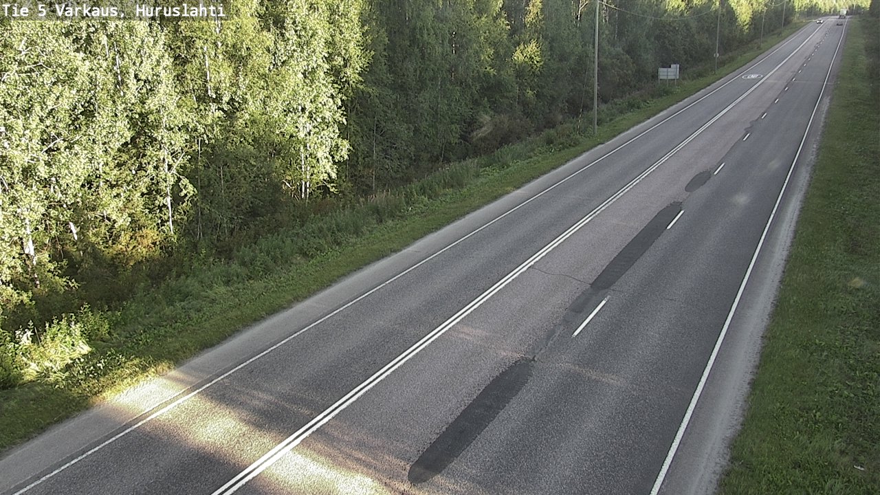 Weather Camera Image Väg 5 Varkaus, Huruslahti, Varkaus, Pohjois-Savo