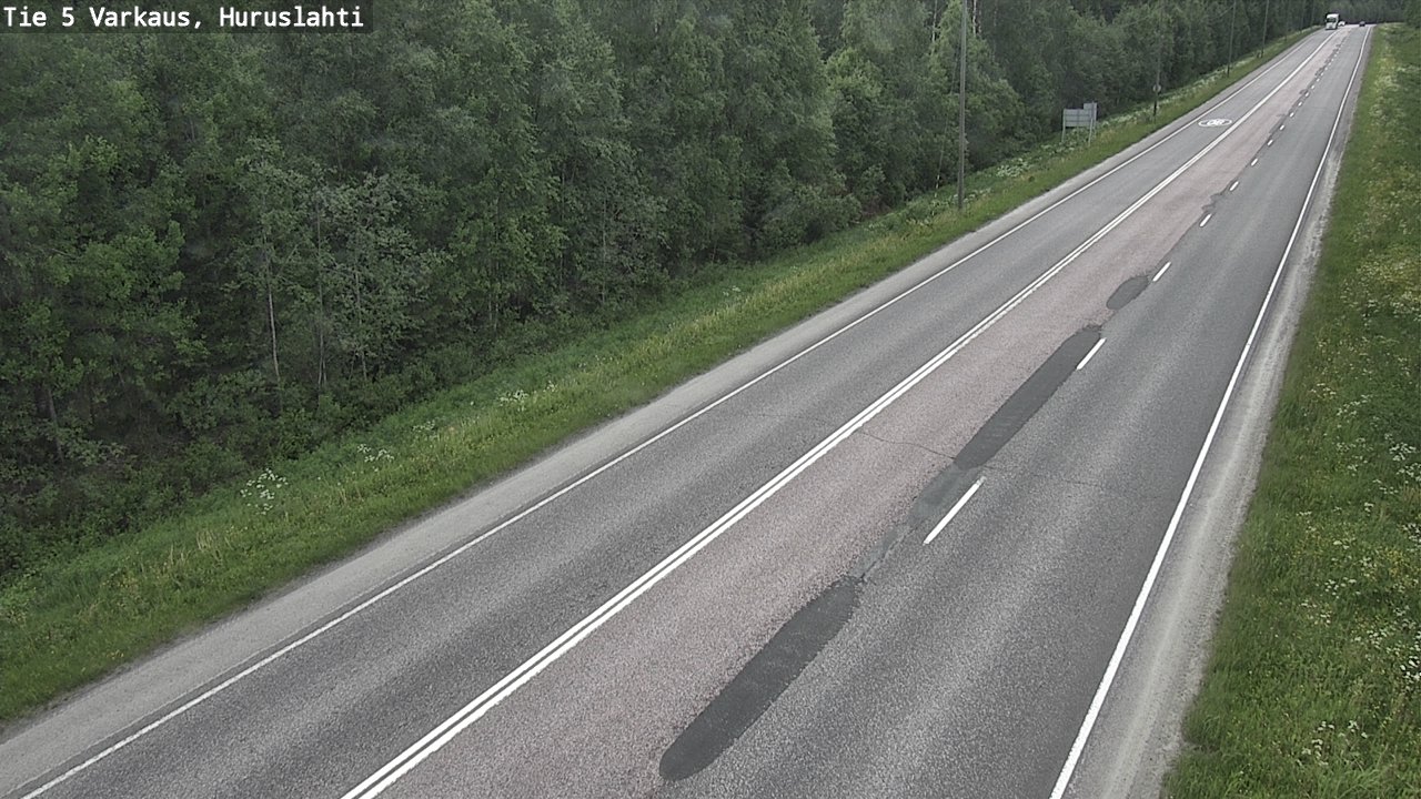 Weather Camera Image Road 5 Varkaus, Huruslahti, Varkaus, Pohjois-Savo