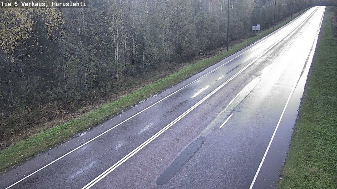 Weather Camera Image Road 5 Varkaus, Huruslahti, Varkaus, Pohjois-Savo