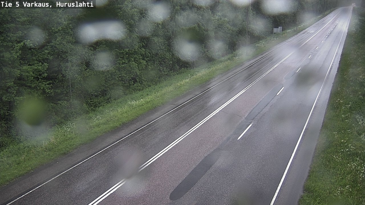 Weather Camera Image Road 5 Varkaus, Huruslahti, Varkaus, Pohjois-Savo