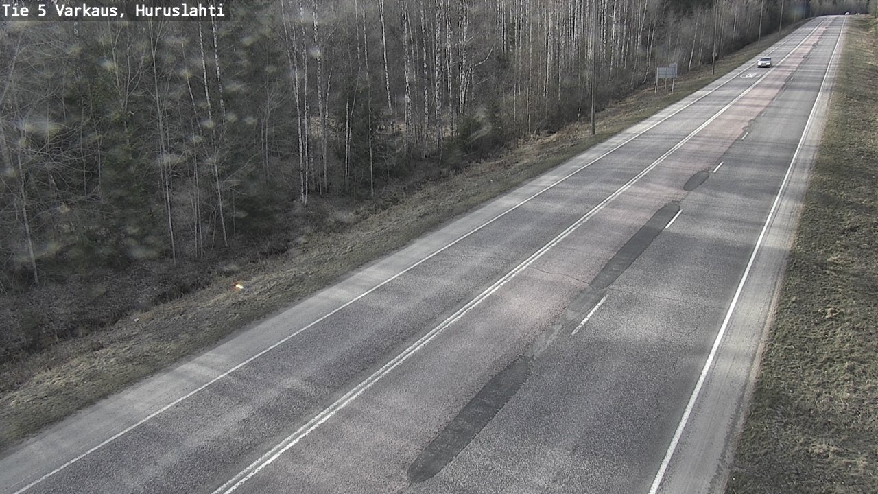 Weather Camera Image Väg 5 Varkaus, Huruslahti, Varkaus, Pohjois-Savo