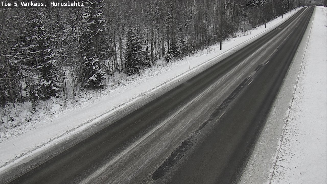 Weather Camera Image Väg 5 Varkaus, Huruslahti, Varkaus, Pohjois-Savo