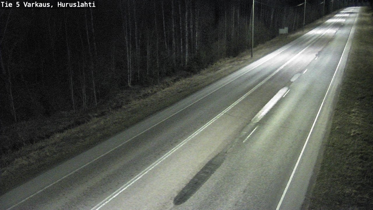 Weather Camera Image Väg 5 Varkaus, Huruslahti, Varkaus, Pohjois-Savo