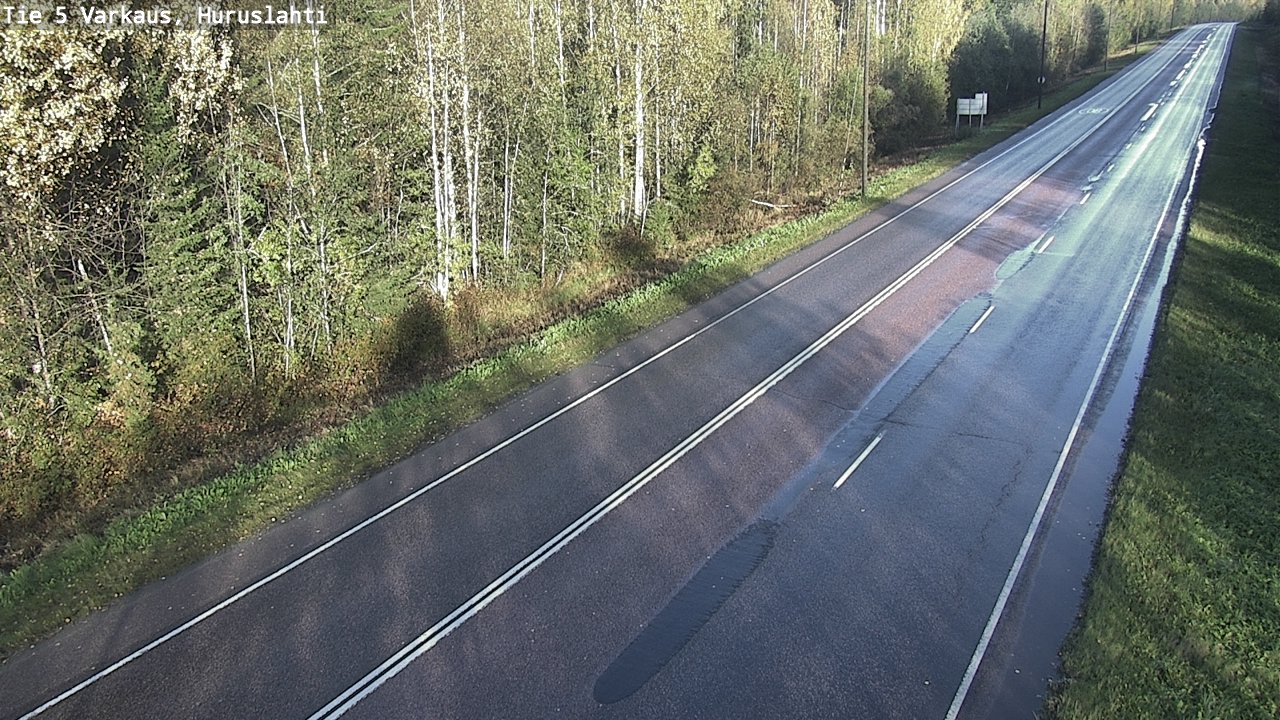 Weather Camera Image Road 5 Varkaus, Huruslahti, Varkaus, Pohjois-Savo