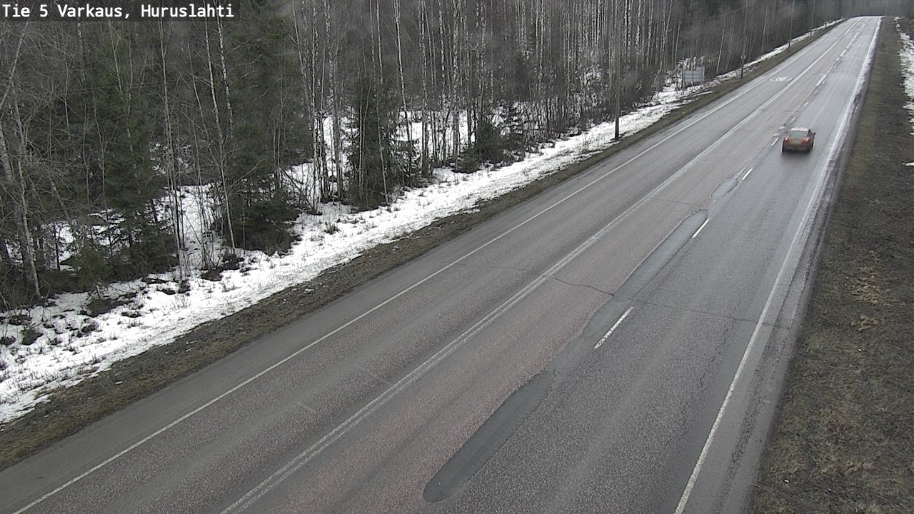 Weather Camera Image Road 5 Varkaus, Huruslahti, Varkaus, Pohjois-Savo