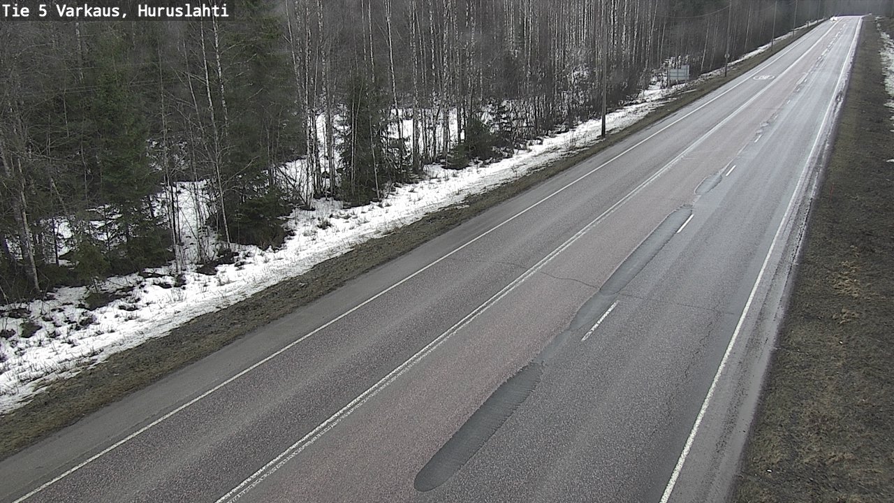 Weather Camera Image Väg 5 Varkaus, Huruslahti, Varkaus, Pohjois-Savo