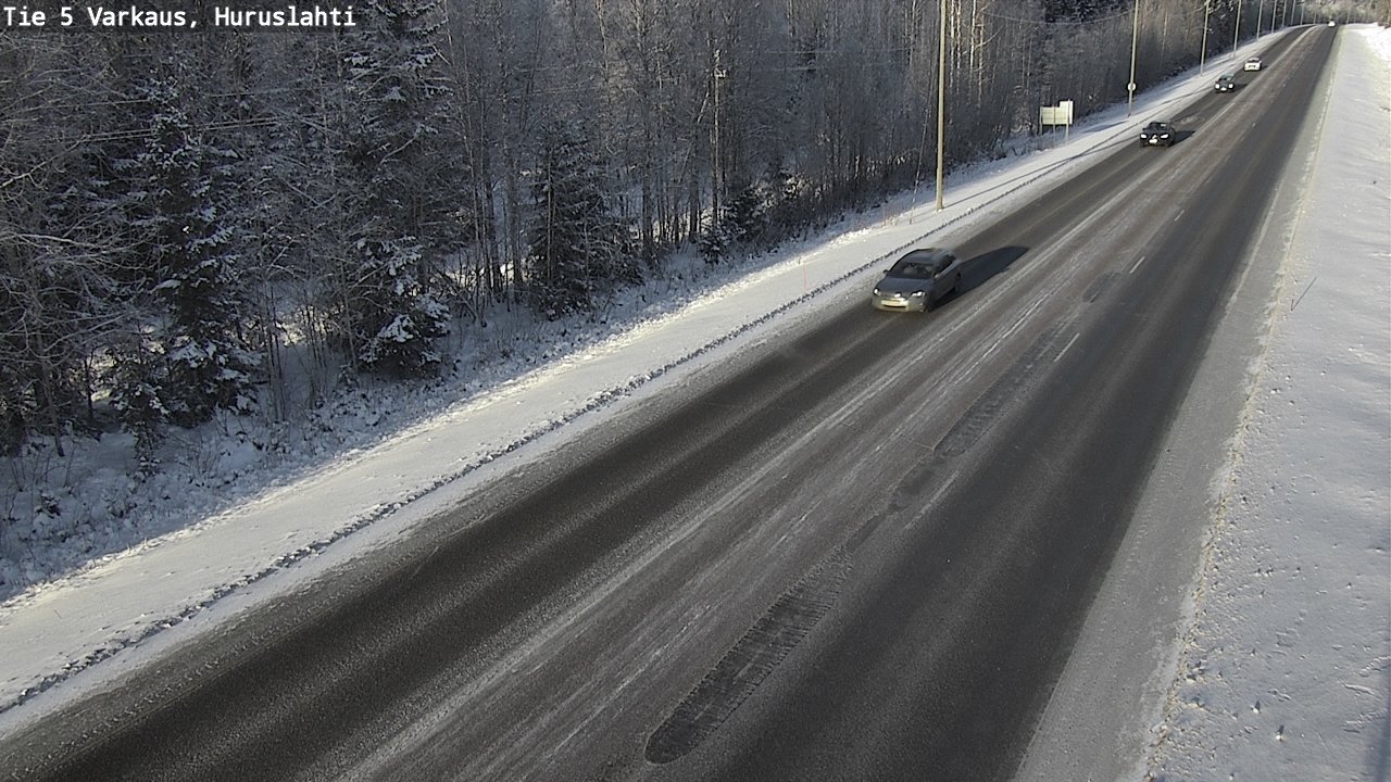 Weather Camera Image Road 5 Varkaus, Huruslahti, Varkaus, Pohjois-Savo