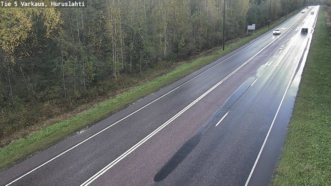 Weather Camera Image Road 5 Varkaus, Huruslahti, Varkaus, Pohjois-Savo