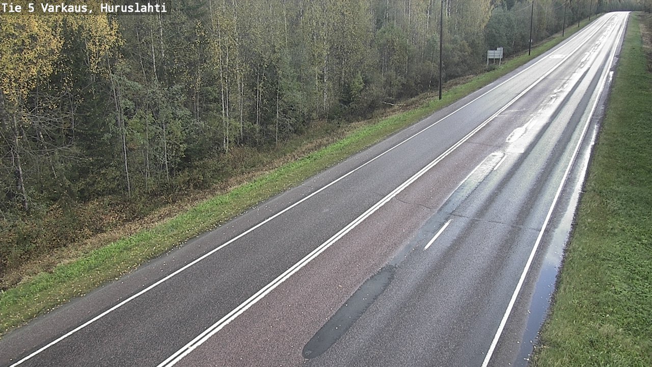 Weather Camera Image Road 5 Varkaus, Huruslahti, Varkaus, Pohjois-Savo