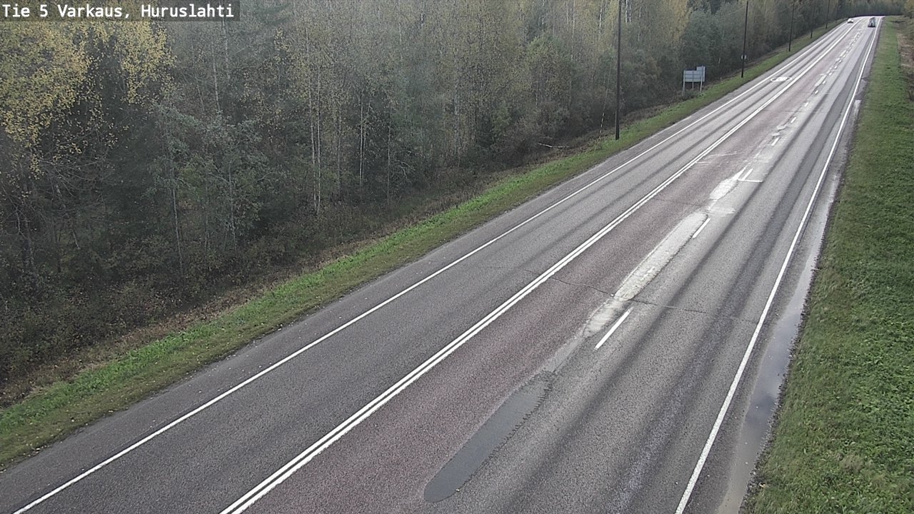 Weather Camera Image Road 5 Varkaus, Huruslahti, Varkaus, Pohjois-Savo