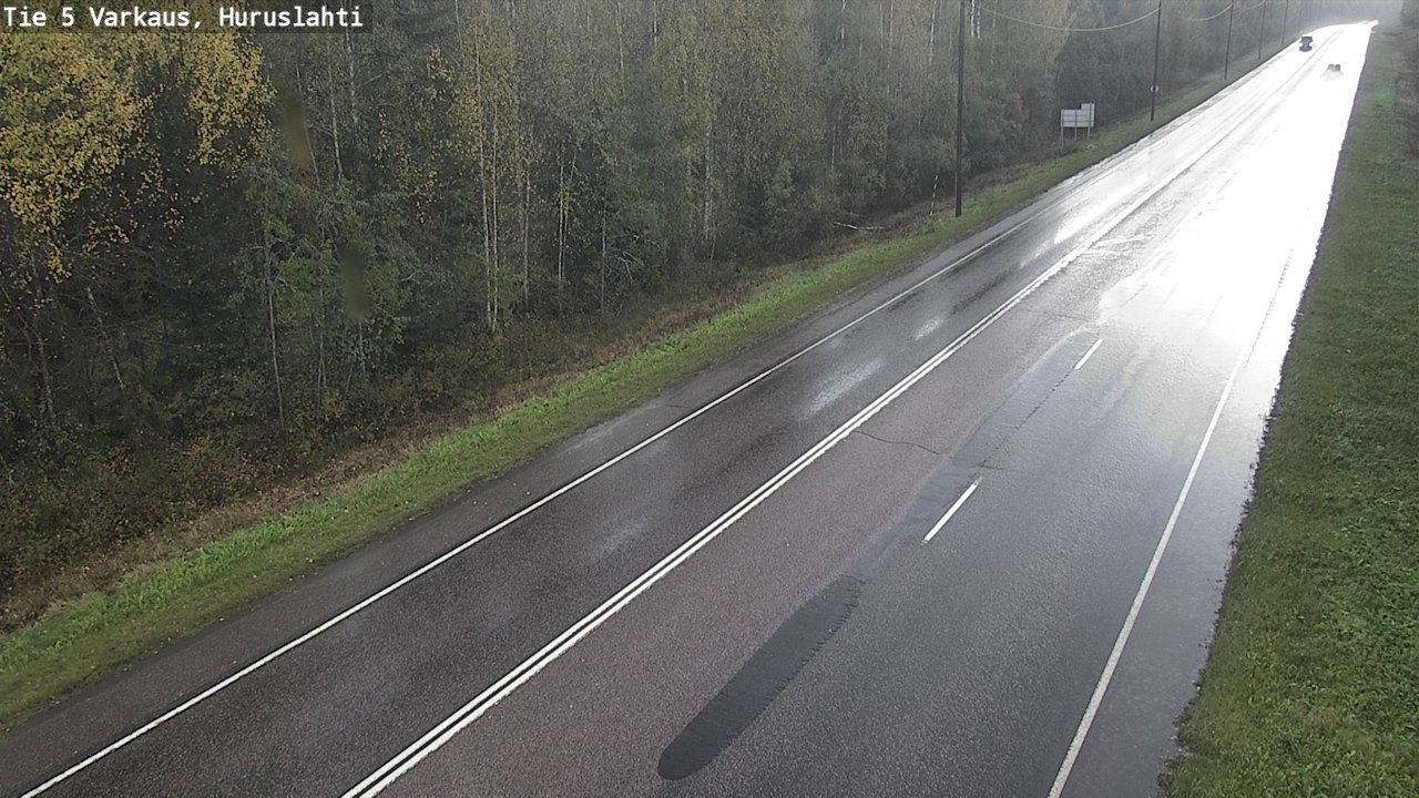 Weather Camera Image Road 5 Varkaus, Huruslahti, Varkaus, Pohjois-Savo